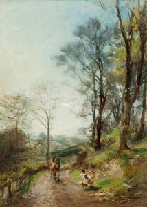 A Spring Day at Colinton (olie på lærred)