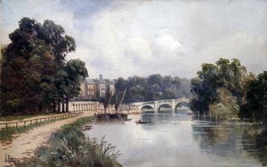 Cholmondeley Walk, ser mod Richmond Bridge