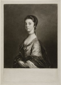 Lady Elizabeth Montagu af James MacArdell