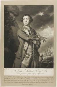 Portræt af John Lockhart, Esquire af James MacArdell