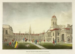 Great Courtyard, Dublin Castle af James Malton