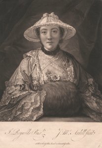 Lady Fenhoulet, når Miss Anne Day af James McArdell