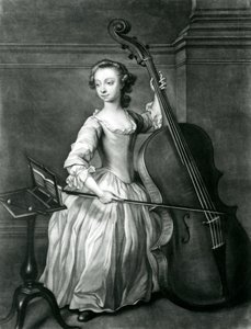 Portræt af Benjamin Hallett (mezzotint) af James McArdell