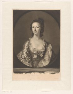 Portræt af Anne Farquharson-MacKintosh af James McArdell