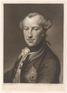 Portræt af Karl Wilhelm Ferdinand af Braunschweig-Wolfenbüttel af James McArdell
