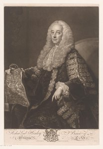 Portret af Robert Henley Robert Lord Henley Baron af Grainge (titel på objekt)