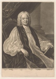 Portræt af Thomas Sherlock af James McArdell