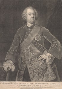 Prins Charles, 2. hertug af Richmond, Lenox og Aubigny af James McArdell