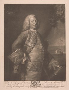 Den rette ærede George Lord Anson af James McArdell