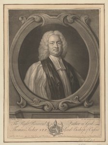 Thomas Secker, Lord Bishop of Oxford af James McArdell