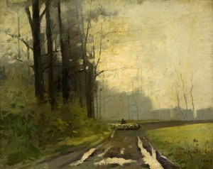 Landskab i Frankrig af James McGavin Greig