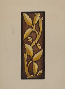 Malet glas - Sømandskirken, ca. 1937. af James McLellan