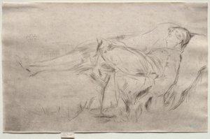 Et barn på en sofa, nr. 2 af James McNeill Whistler