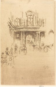 Et hjørne af Palais Royal af James Abbott McNeill Whistler