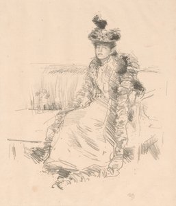 En siddende dame af James Abbott McNeill Whistler