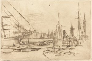 En skitse fra Billingsgate af James McNeill Whistler