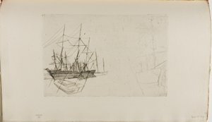 En Skitse af Forsendelse af James Abbott McNeill Whistler