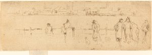 En skitse på dæmningen af James Abbott McNeill Whistler