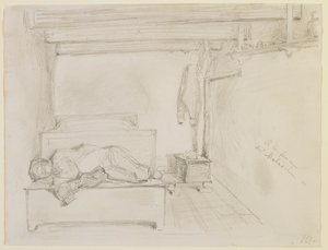 På gården i Maladrie af James Abbott McNeill Whistler