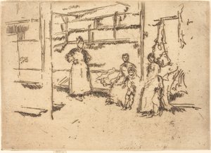 Efter salget, Hounsditch af James Abbott McNeill Whistler
