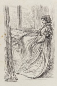 En illustration til <em>Morgenen før massakren på St. Bartholomew</em> af James Abbott McNeill Whistler