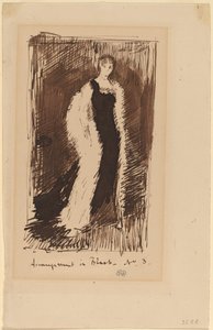 Arrangement i sort - nr.3 af James Abbott McNeill Whistler