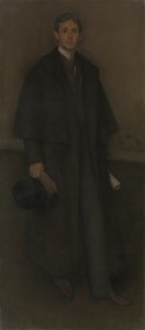 Arrangement i kødfarve og brun: Portræt af Arthur Jerome Eddy af James McNeill Whistler