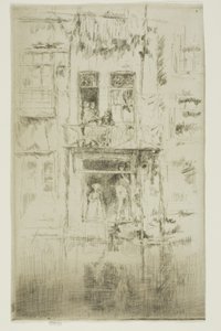 Balkon, Amsterdam af James Abbott McNeill Whistler