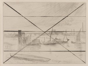 Battersea Dawn (Cadogan Pier) af James Abbott McNeill Whistler