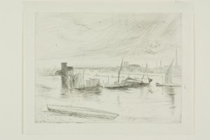 Battersea Dawn (Cadogan Pier) af James Abbott McNeill Whistler