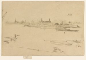 Battersea Morn af James Abbott McNeill Whistler