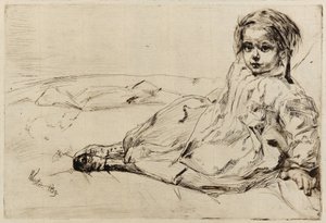 Bibi Valentin af James Abbott McNeill Whistler
