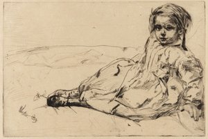 Bibi Valentin af James Abbott McNeill Whistler