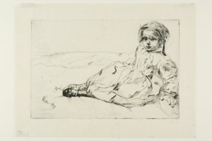Bibi Valentin af James Abbott McNeill Whistler