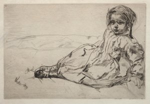Bibi Valentine af James McNeill Whistler