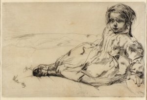 Bibi Valentine af James McNeill Whistler