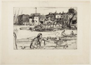Den Sorte Løves Kaj af James McNeill Whistler
