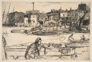 Black Lion-kajen af James McNeill Whistler