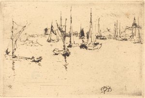 Både, Dordrecht af James Abbott McNeill Whistler