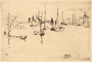 Både, Dordrecht af James McNeill Whistler