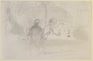 Bryggeri i Mainz af James Abbott McNeill Whistler