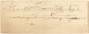 Kanal, Oostende af James Abbott McNeill Whistler