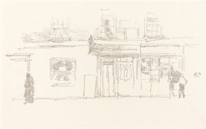 Chelsea butikker af James Abbott McNeill Whistler