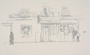 Chelsea butikker af James Abbott McNeill Whistler