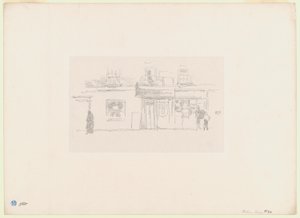 Chelsea butikker af James Abbott McNeill Whistler