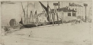 Chelsea Wharf af James Abbott McNeill Whistler