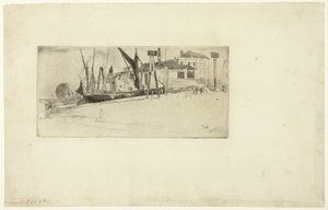 Chelsea Wharf af James Abbott McNeill Whistler