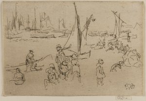 Børn, Portsmouth af James Abbott McNeill Whistler