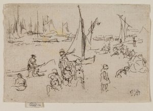 Børn, Portsmouth af James Abbott McNeill Whistler