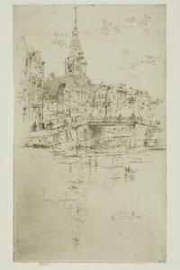 Kirke, Amsterdam af James Abbott McNeill Whistler